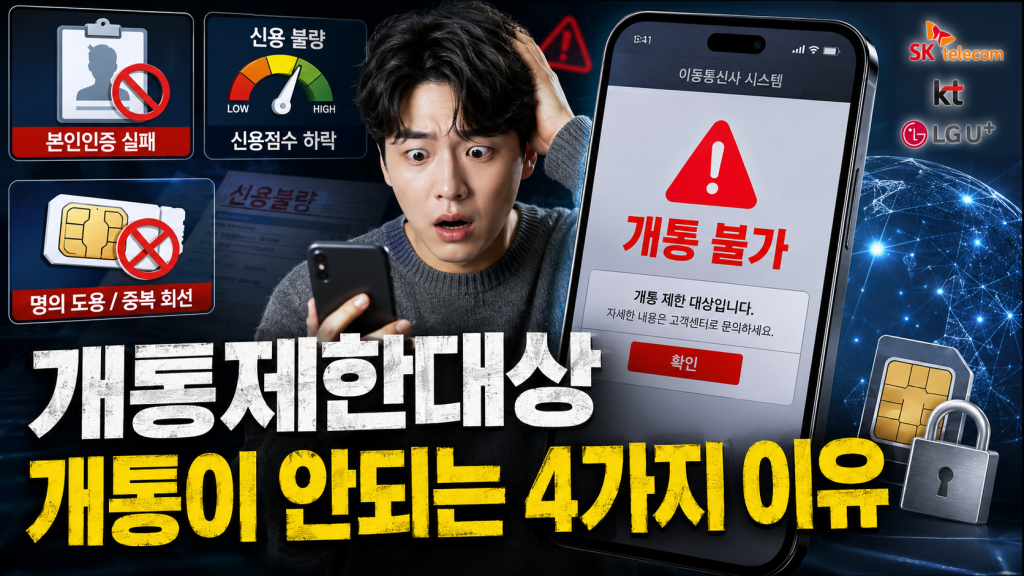 나도 개통 제한 대상일까?