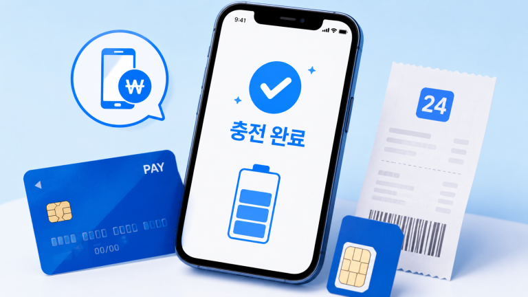 선불폰 결제 방법 총정리｜충전·요금 납부 쉽게 하는 법
