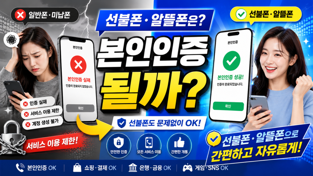 알뜰폰 선불폰 본인인증이 가능할까? 꼭 알아야 할 핵심 정보